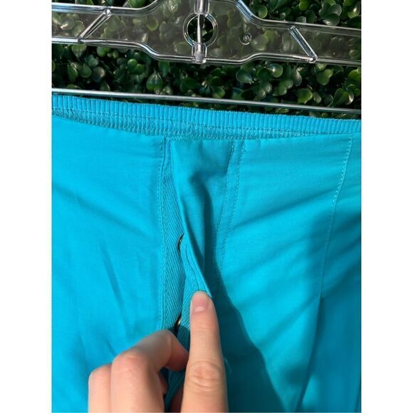 Free People Movement Mesmerize Me Cargo Pant sz Large Poolside Blue NWT - Picture 4 of 7